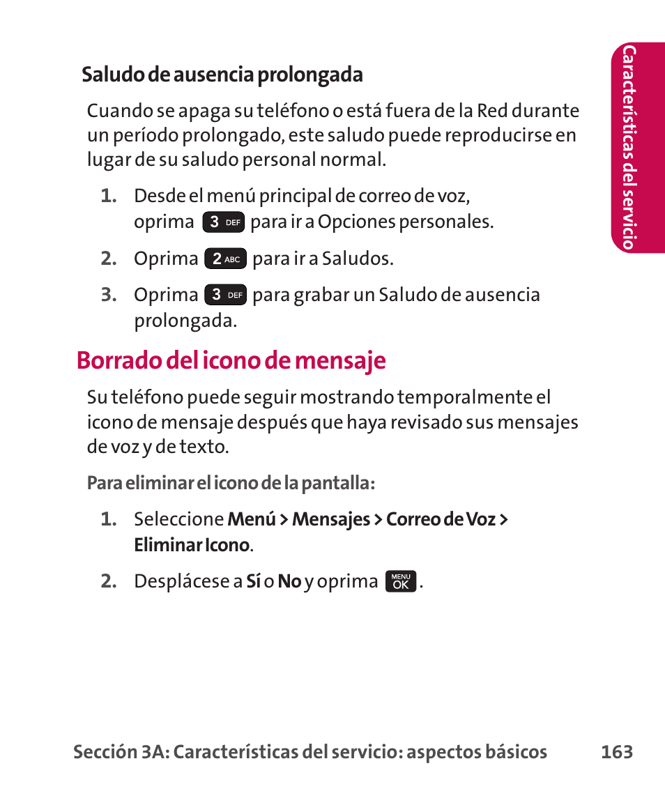 Borrado del icono de mensaje | LG LGLX265 User Manual | Page 390 / 438