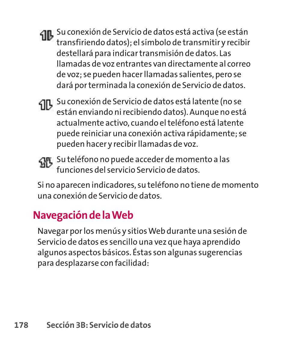 Navegación de la web | LG LGLX265 User Manual | Page 405 / 438