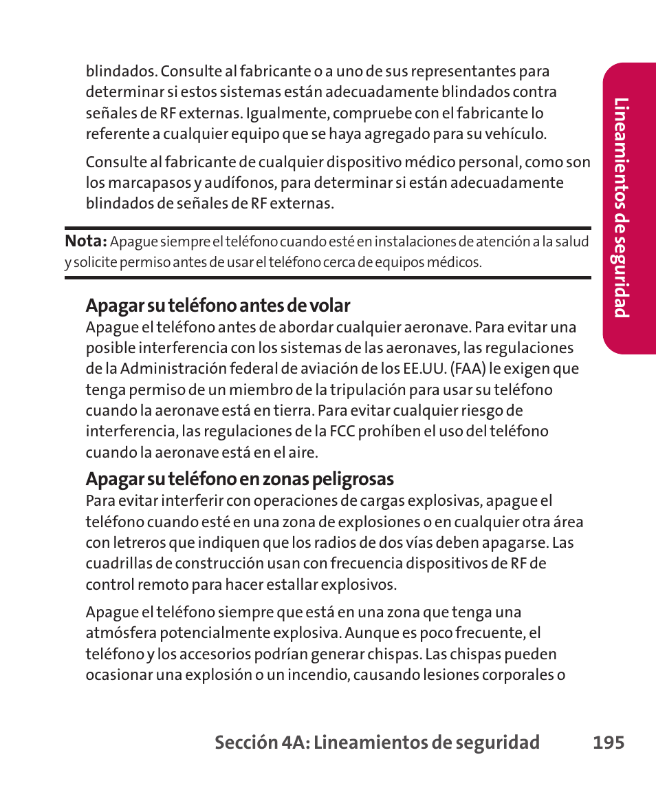 Lineamientos de seguridad e | LG LGLX265 User Manual | Page 422 / 438
