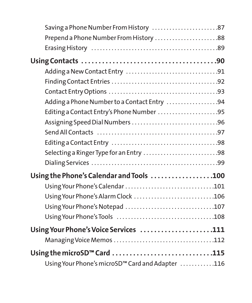 LG LGLX265 User Manual | Page 6 / 438