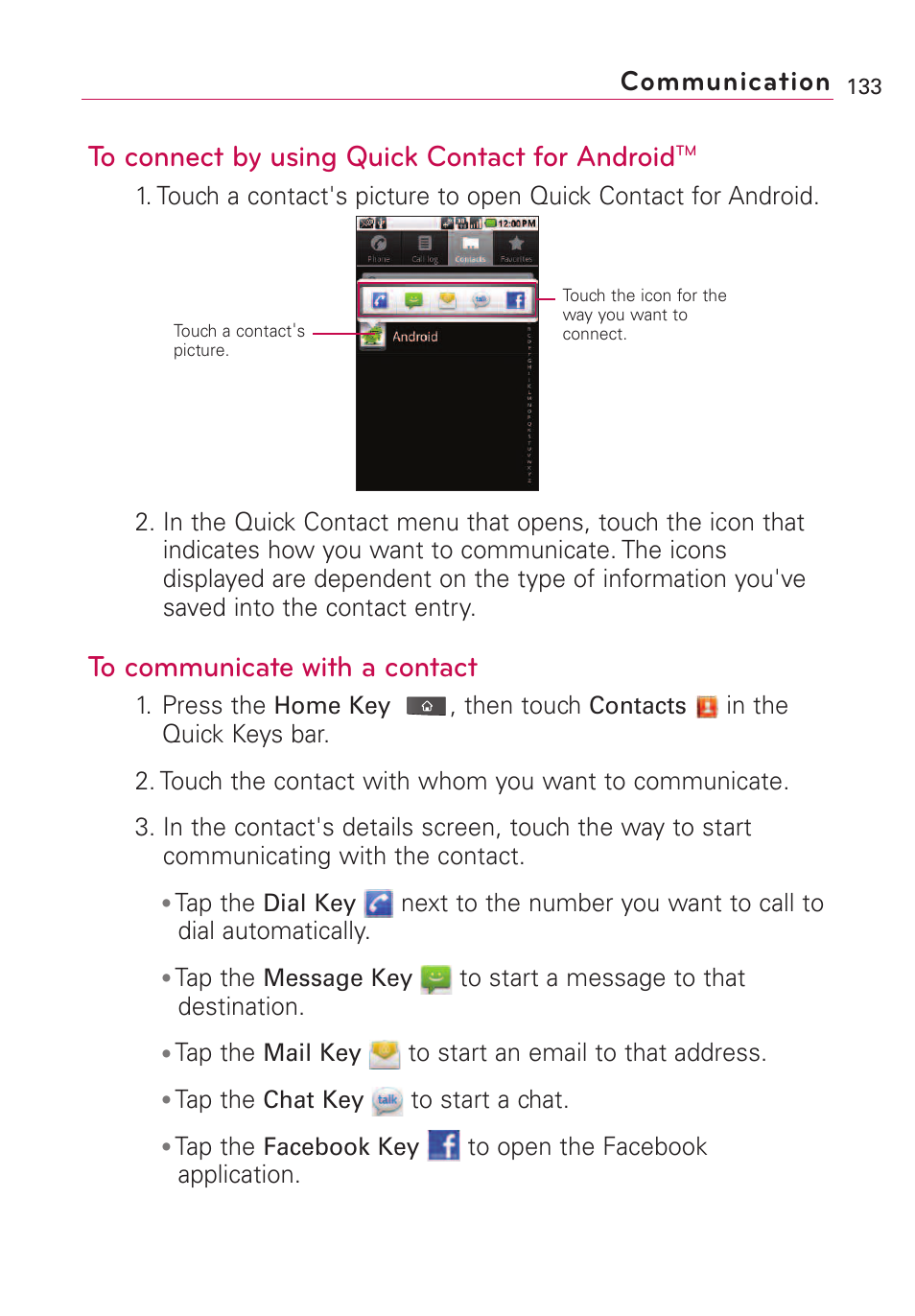 Communication | LG VS660 User Manual | Page 135 / 692