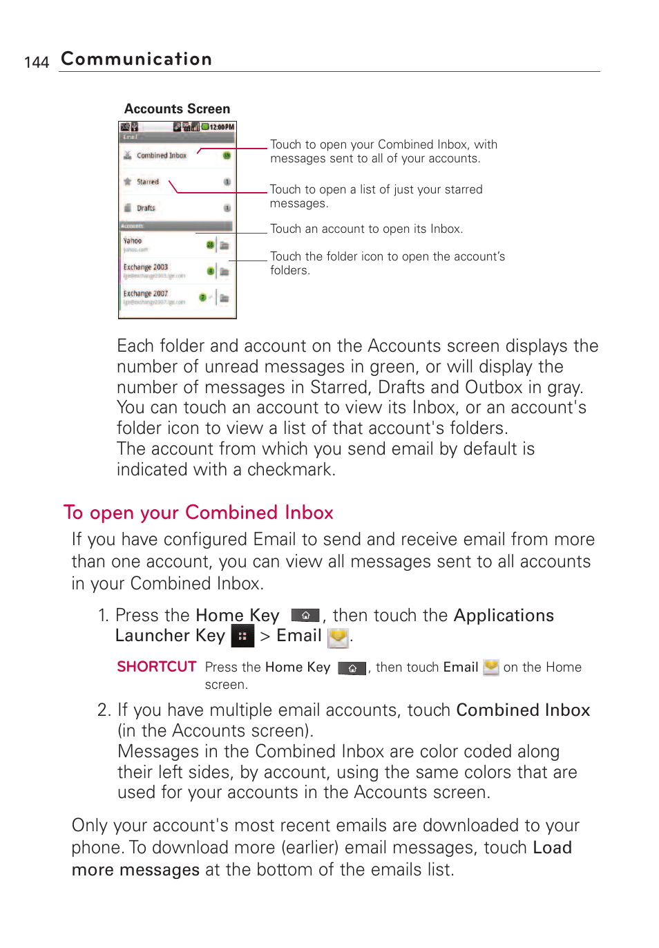 Communication | LG VS660 User Manual | Page 146 / 692