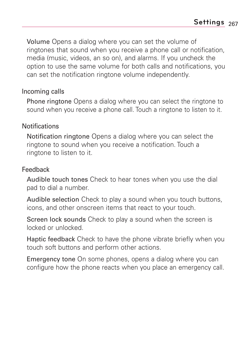 LG VS660 User Manual | Page 269 / 692