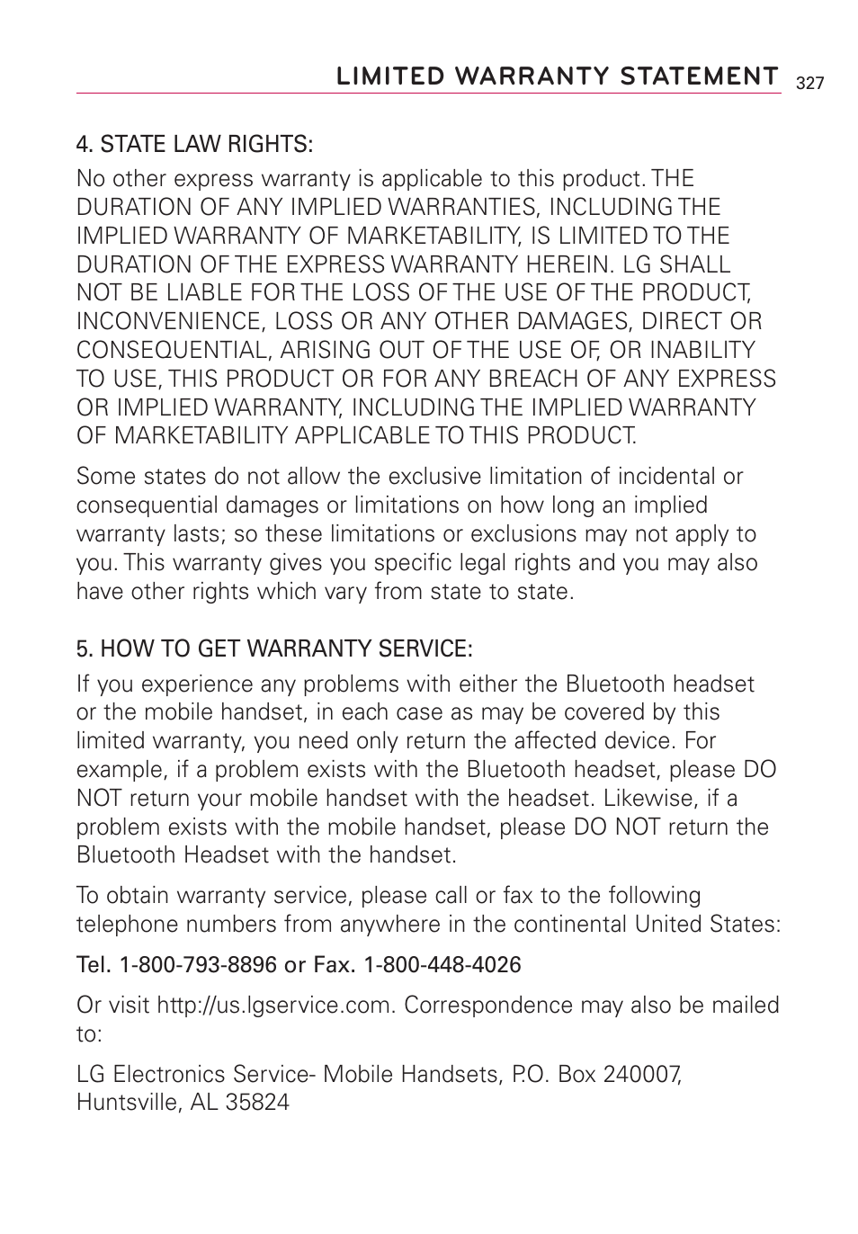 LG VS660 User Manual | Page 329 / 692