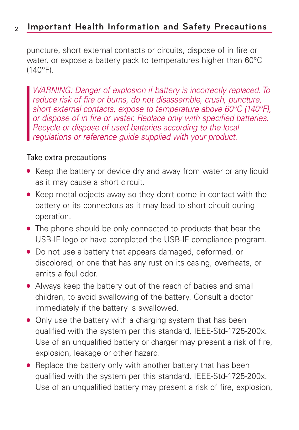 LG VS660 User Manual | Page 4 / 692