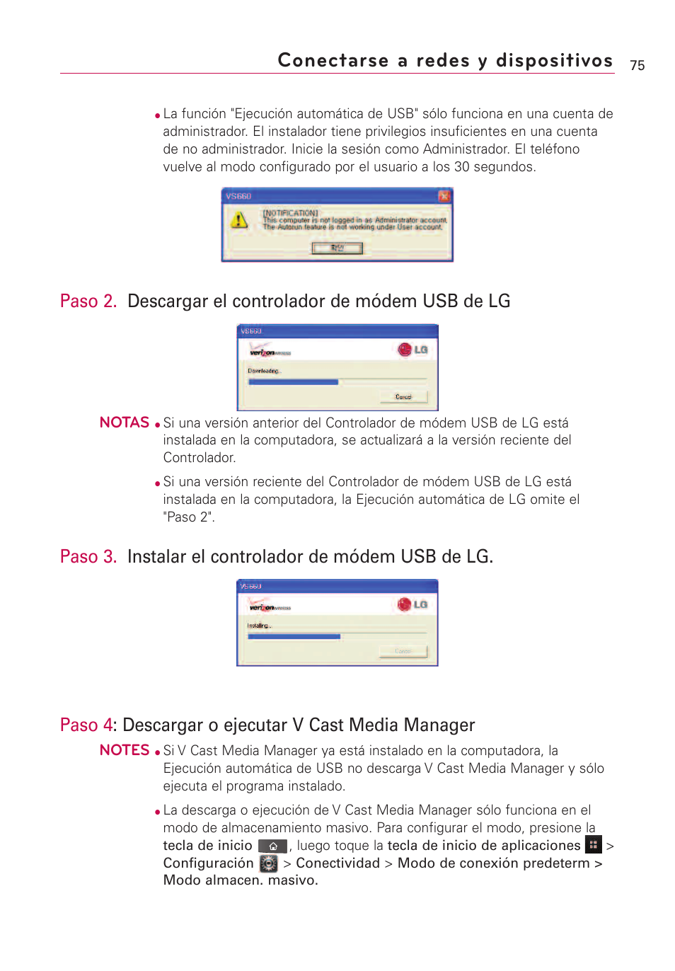 Conectarse a redes y dispositivos | LG VS660 User Manual | Page 410 / 692