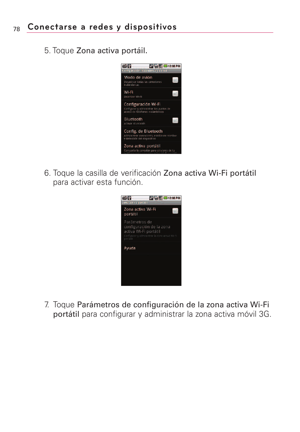 Conectarse a redes y dispositivos | LG VS660 User Manual | Page 413 / 692