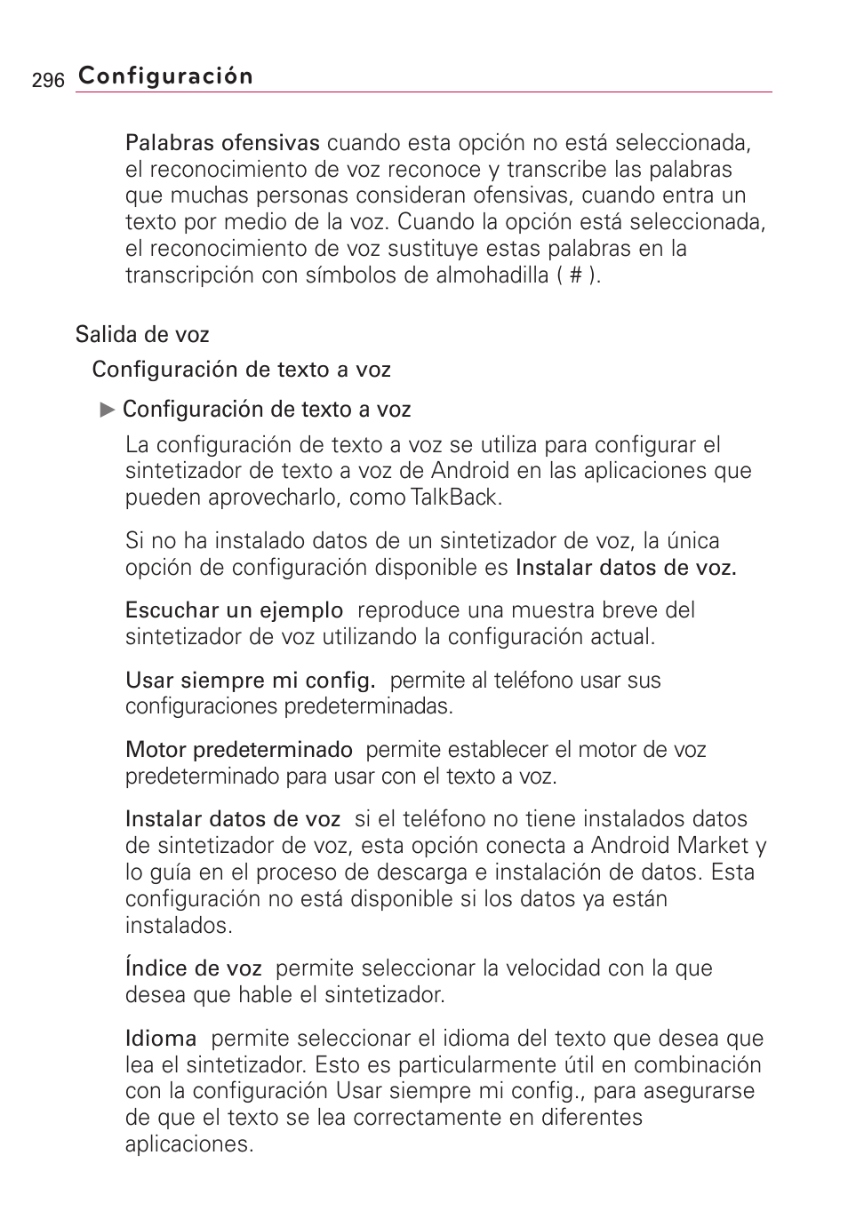 Configuración | LG VS660 User Manual | Page 631 / 692