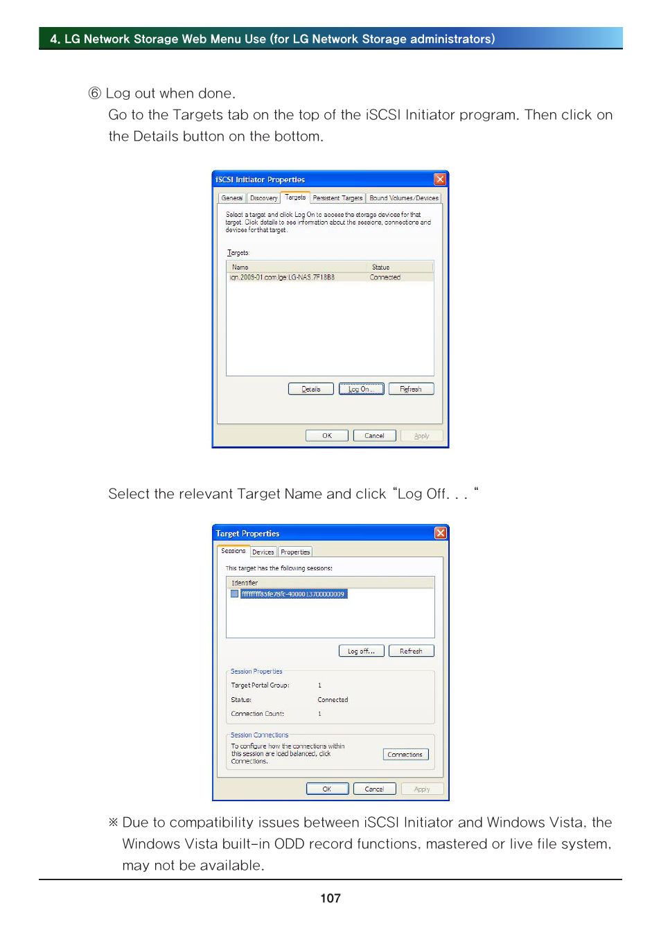 LG N2R1DB2 User Manual | Page 107 / 160