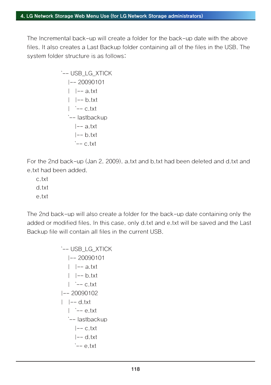 LG N2R1DB2 User Manual | Page 118 / 160