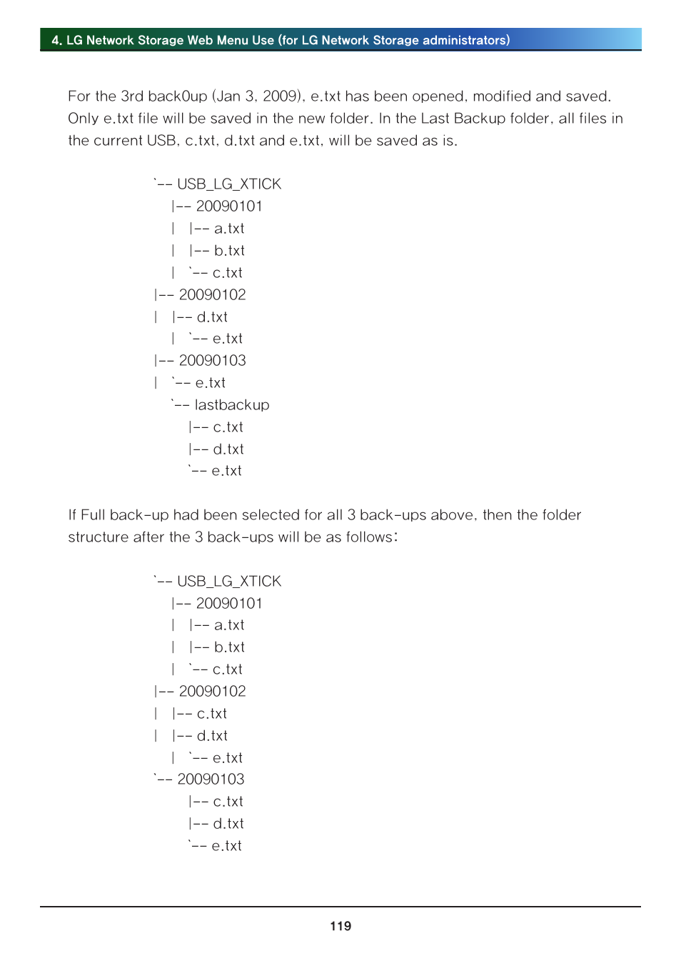 LG N2R1DB2 User Manual | Page 119 / 160