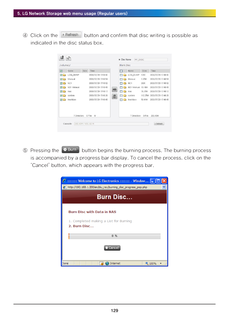 LG N2R1DB2 User Manual | Page 129 / 160