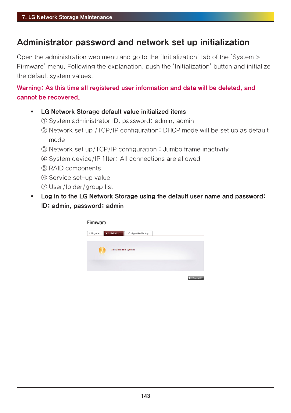 LG N2R1DB2 User Manual | Page 143 / 160