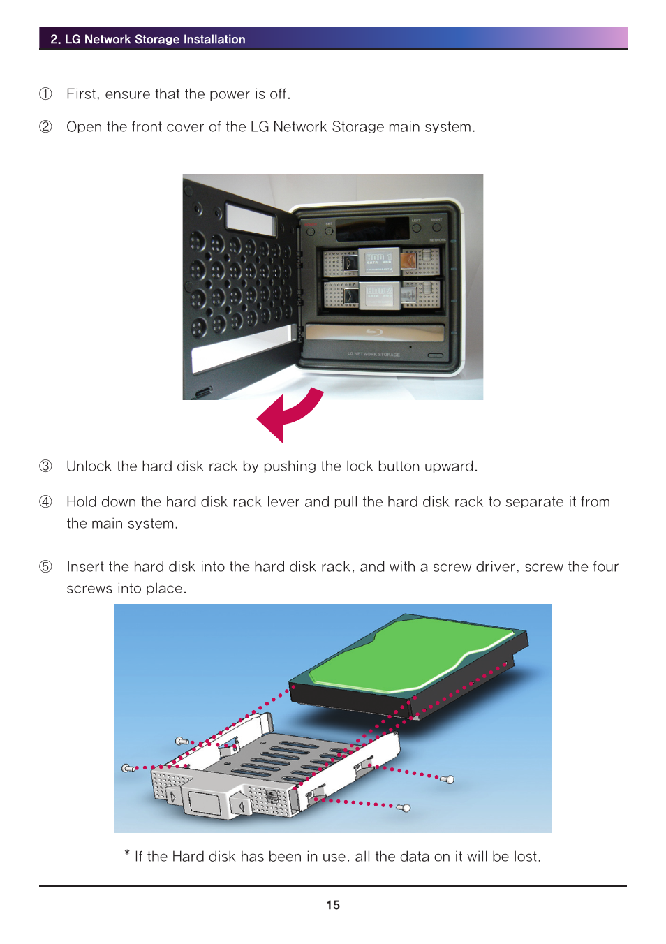 LG N2R1DB2 User Manual | Page 15 / 160