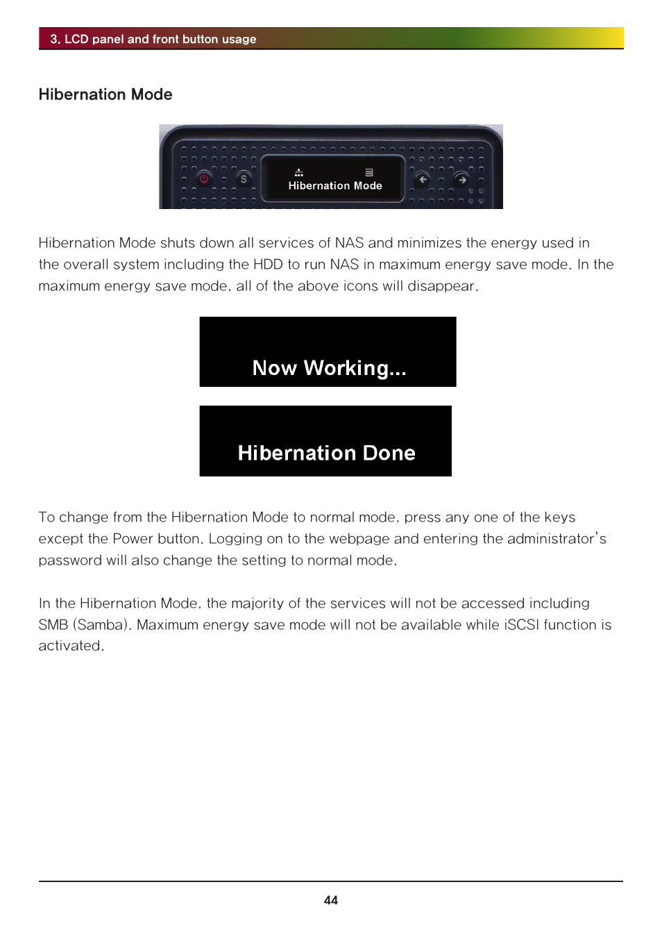 LG N2R1DB2 User Manual | Page 44 / 160