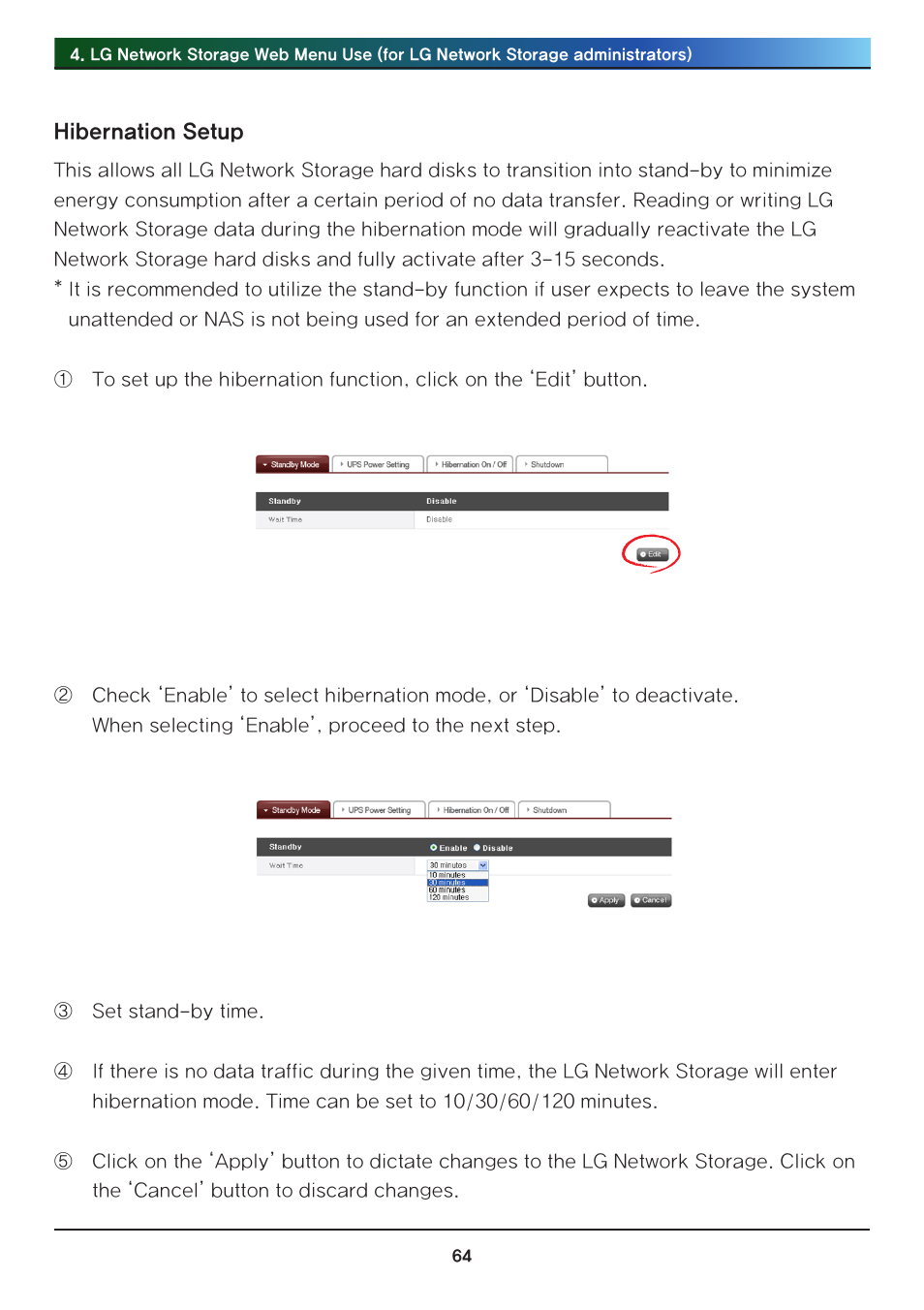 LG N2R1DB2 User Manual | Page 64 / 160