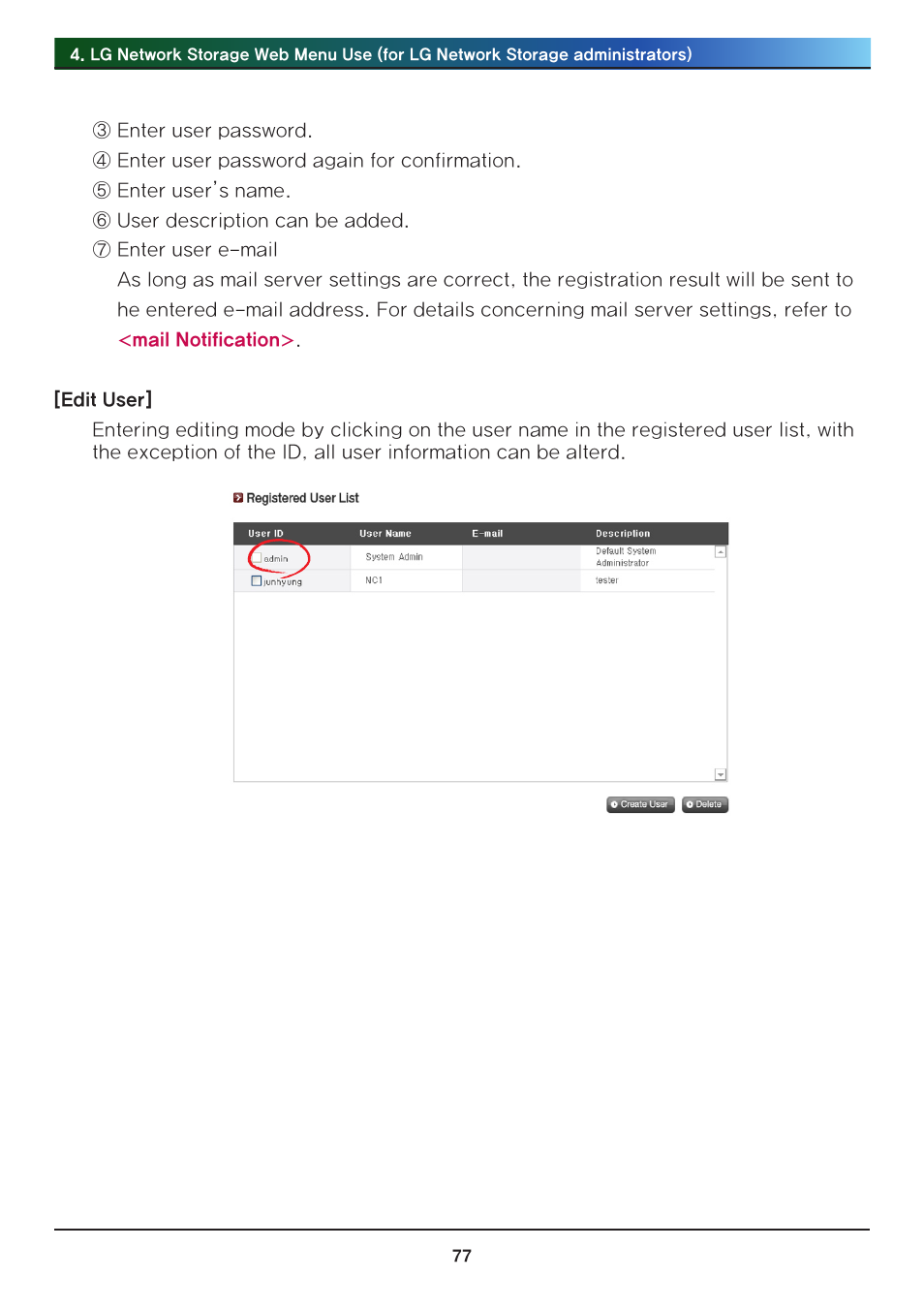 LG N2R1DB2 User Manual | Page 77 / 160