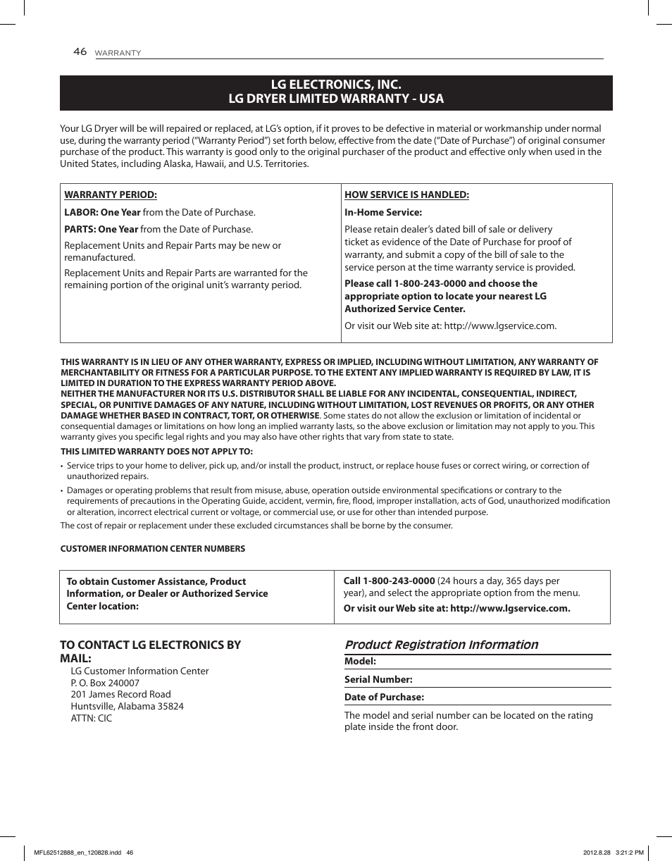 LG DLGX4071V User Manual | Page 46 / 100