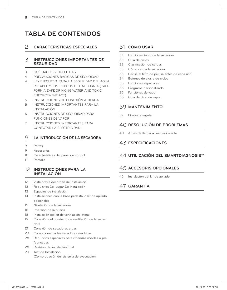 LG DLGX4071V User Manual | Page 54 / 100