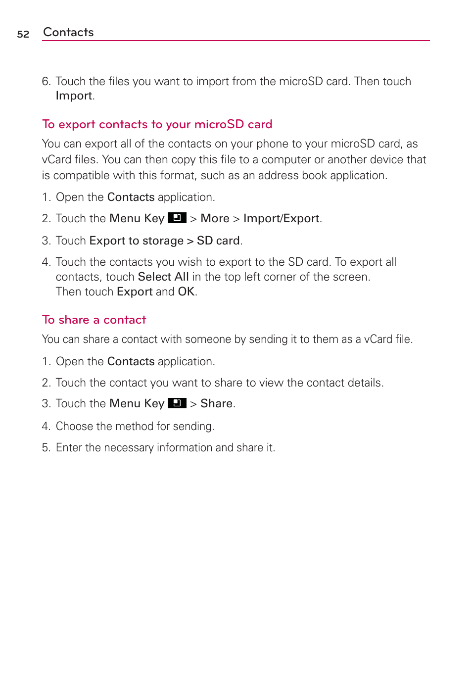 LG LGMS695 User Manual | Page 54 / 157