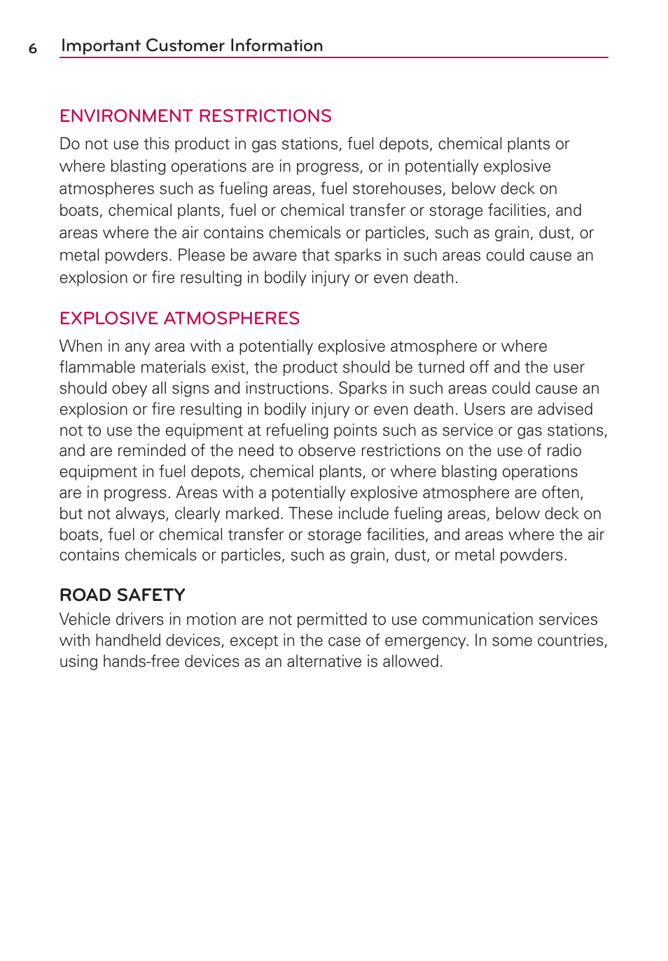LG LGMS695 User Manual | Page 8 / 157