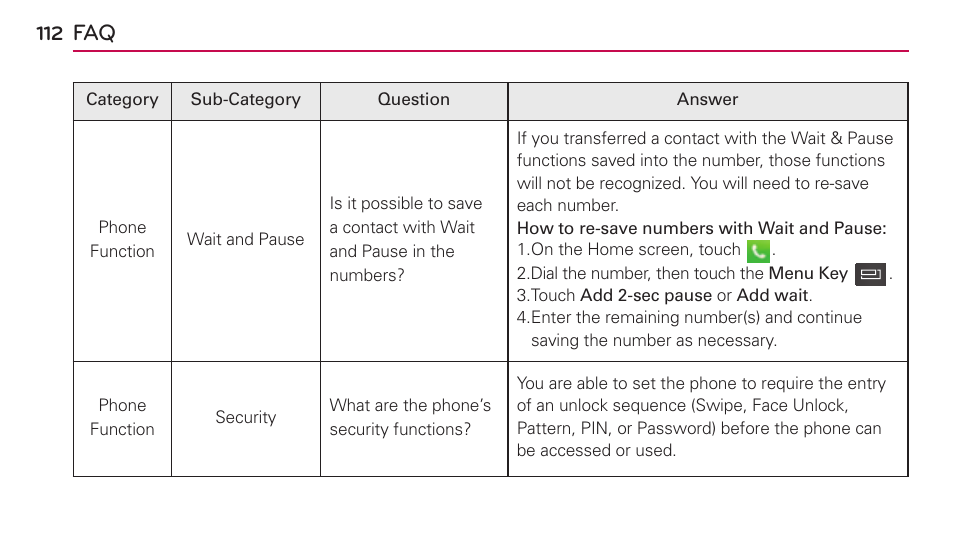 LG US730 User Manual | Page 112 / 200