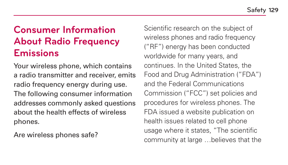 LG US730 User Manual | Page 129 / 200