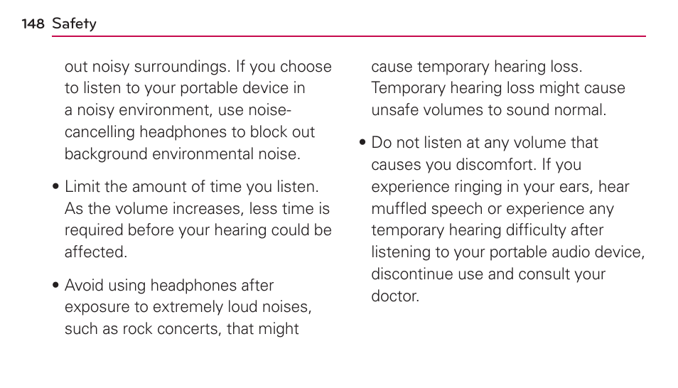 LG US730 User Manual | Page 148 / 200