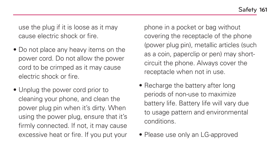 LG US730 User Manual | Page 161 / 200