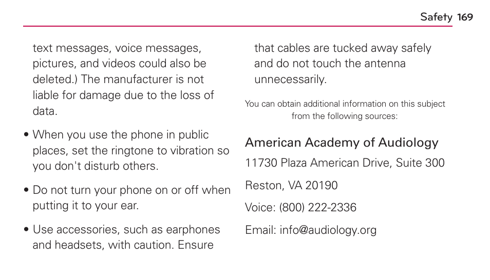 LG US730 User Manual | Page 169 / 200