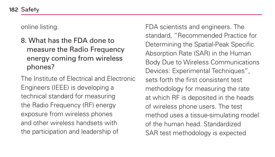 LG US730 User Manual | Page 182 / 200