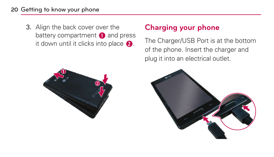 LG US730 User Manual | Page 20 / 200