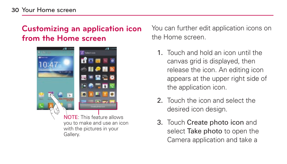 LG US730 User Manual | Page 30 / 200