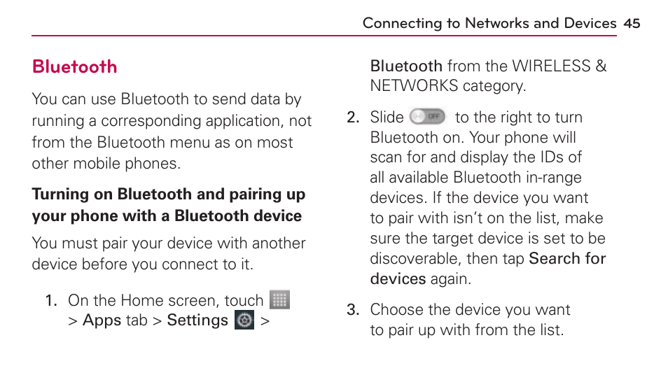 LG US730 User Manual | Page 45 / 200