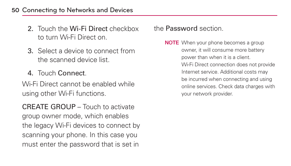 LG US730 User Manual | Page 50 / 200