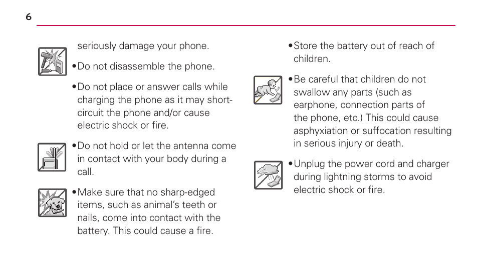 LG US730 User Manual | Page 6 / 200