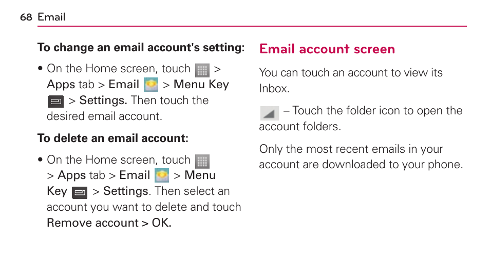 LG US730 User Manual | Page 68 / 200