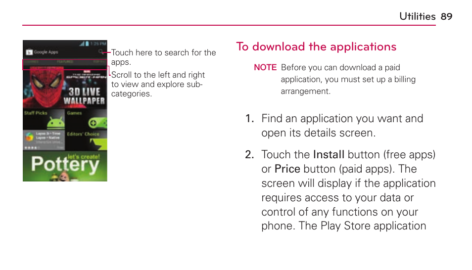 LG US730 User Manual | Page 89 / 200