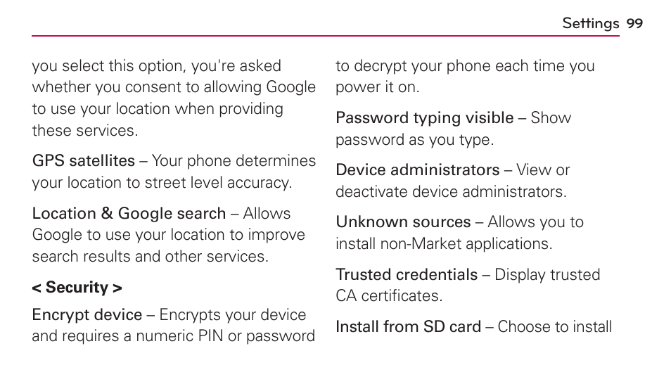 LG US730 User Manual | Page 99 / 200