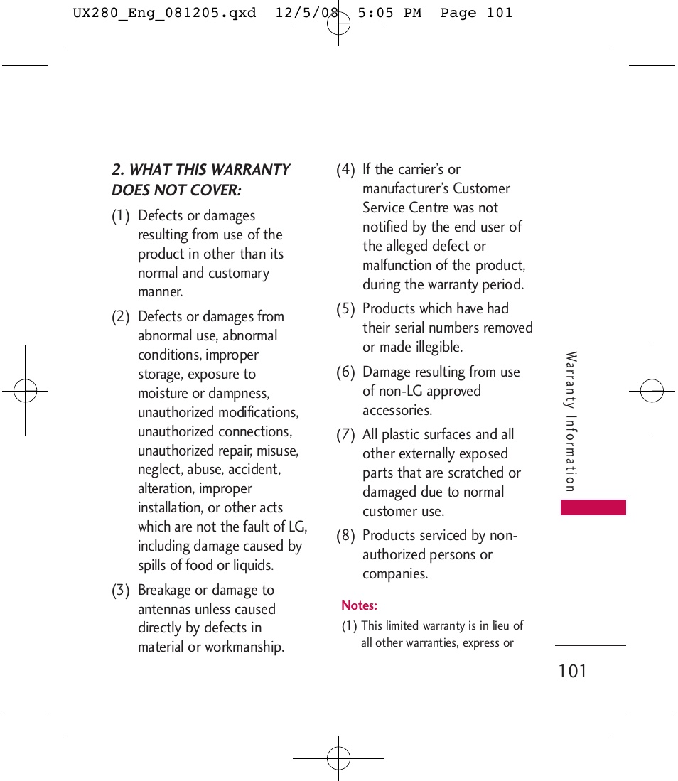 LG LGUX280 User Manual | Page 103 / 226