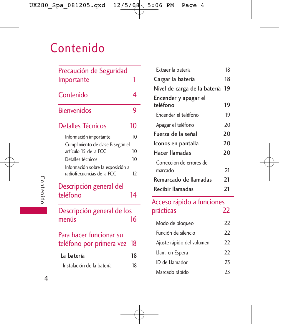 LG LGUX280 User Manual | Page 113 / 226