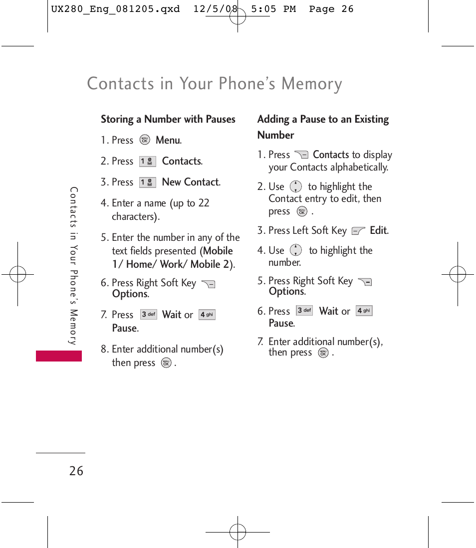 LG LGUX280 User Manual | Page 28 / 226