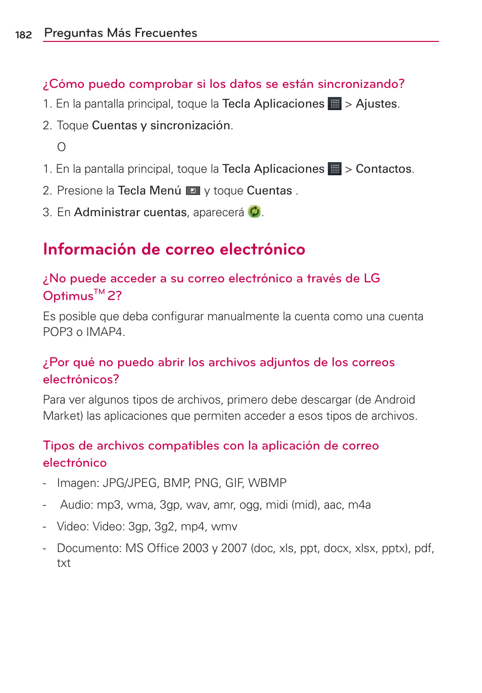 Información de correo electrónico | LG AS680 User Manual | Page 363 / 372