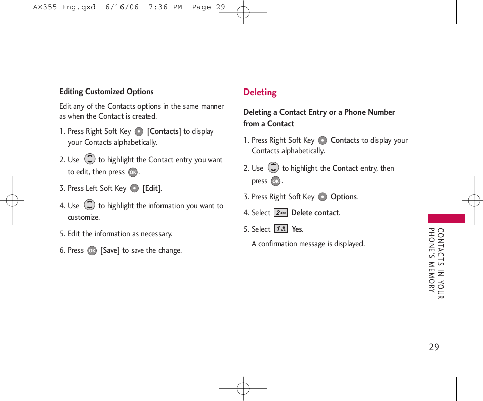 LG LGAX355 User Manual | Page 31 / 110