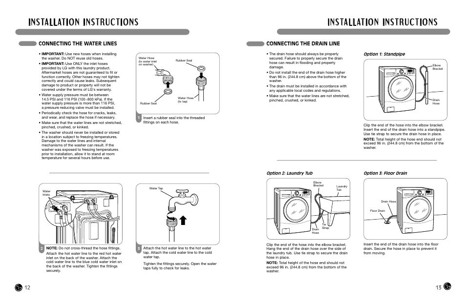 LG WM3988HWA User Manual | Page 8 / 42