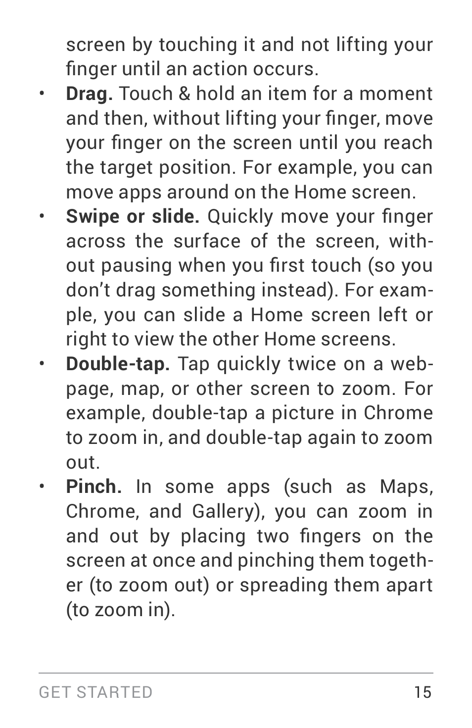 LG LGE960W User Manual | Page 24 / 235