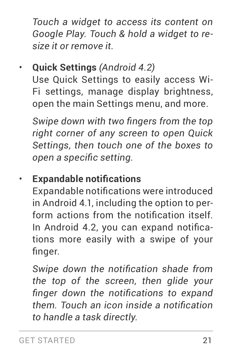 LG LGE960W User Manual | Page 30 / 235