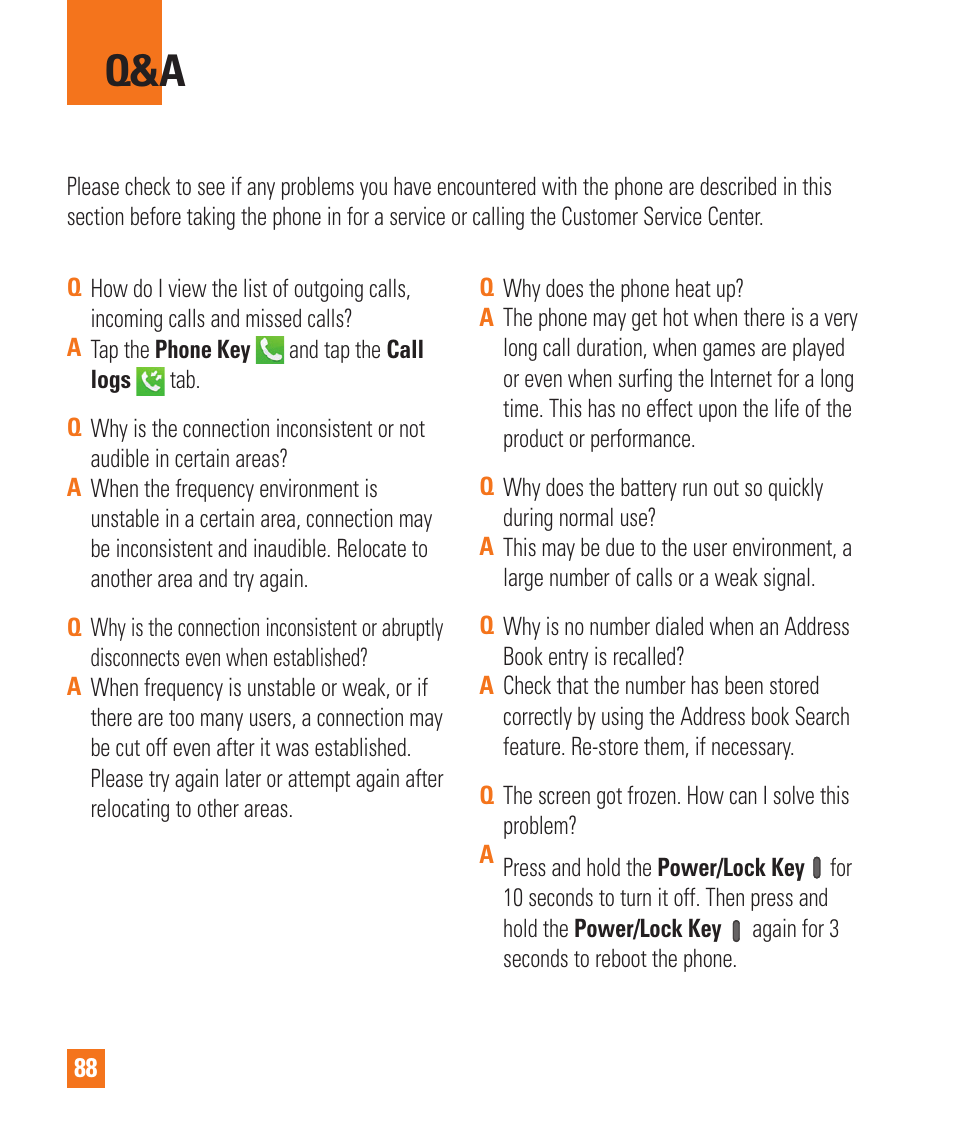 LG LGE970 User Manual | Page 88 / 117