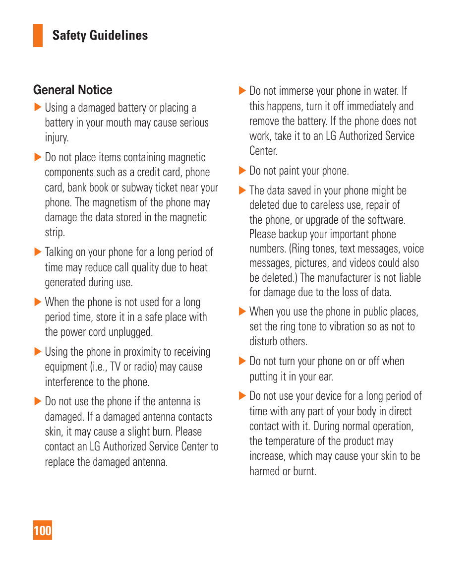 LG P925 User Manual | Page 104 / 119