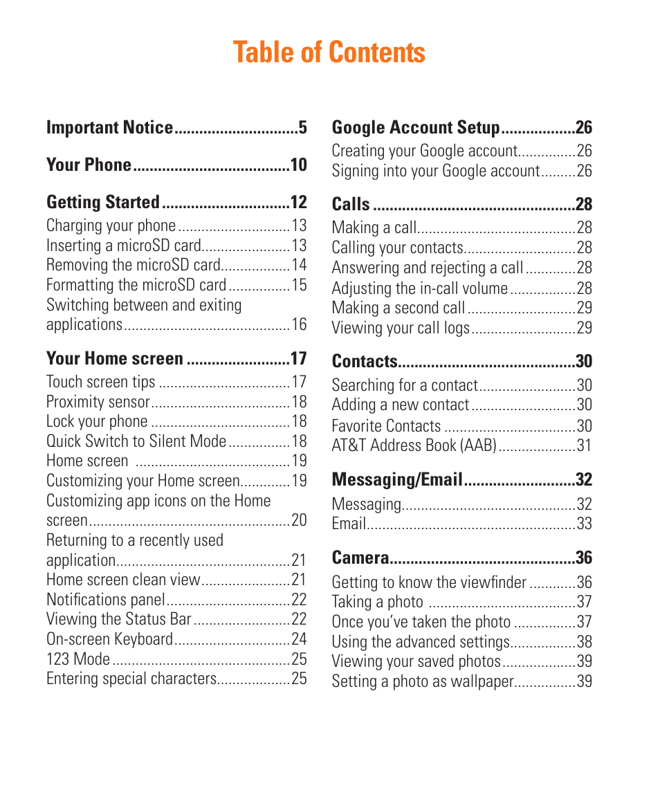 LG P925 User Manual | Page 6 / 119